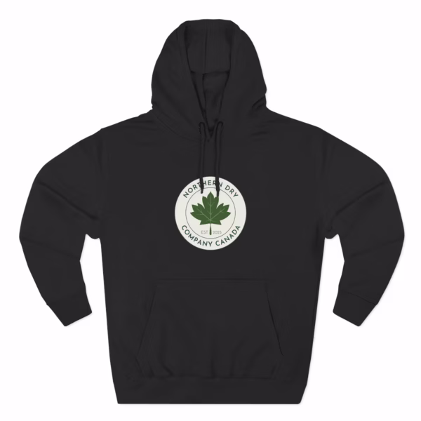 Classic Logo Hoodie Front Black