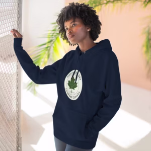 Classic Logo Hoodie Navy Lifestyle Woman