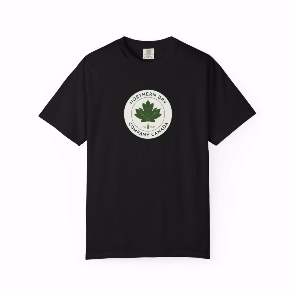 Northern Dry Classic Logo Unisex T-shirt Black Front
