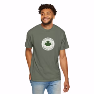 Northern Dry Classic Logo Unisex T-Shirt Moss Front Man