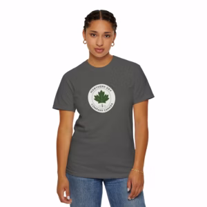 Northern Dry Classic Logo Unisex T-Shirt Pepper Front Woman
