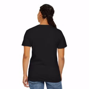 Northern Dry Comfort Colors Unisex T-Shirt Black Back Woman