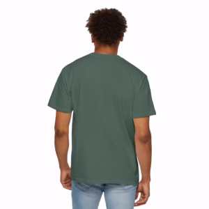 Northern Dry Comfort Colors Unisex T-Shirt Blue Spruce Back Man