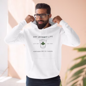 Northern Dry Dry Life Glass Hoodie White Lifestyle Man