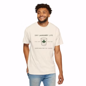 Northern Dry Dry Life Glass Unisex T-shirt Ivory Man