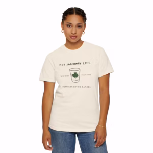 Northern Dry Dry Life Glass Unisex T-shirt Ivory Woman