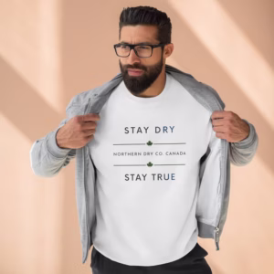 Northern Dry Signature Stay Dry Stay True Icy Clarity Gradient Sweatshirt White Lifestyle Man