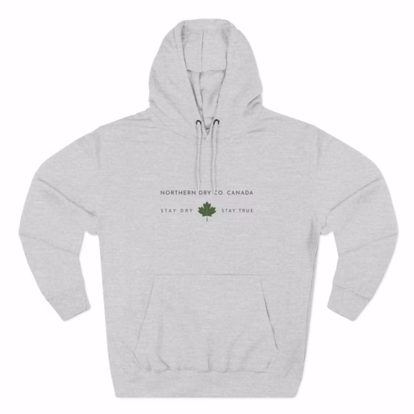 Northern Dry Minimalist Essentials Hoodie Heather Grey Front