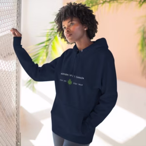 Northern Dry Minimalist Essentials Hoodie Navy Lifestyle Woman
