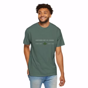 Northern Dry Minimalist Essentials Unisex T-Shirt Blue Spruce Man