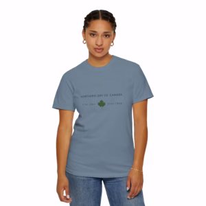 Northern Dry Minimalist Essentials Unisex T-Shirt Ice Blue Woman