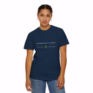 Northern Dry Minimalist Essentials Unisex T-Shirt Navy Woman