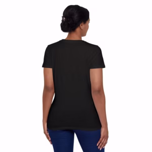 Northern Dry Royal Apparel Organic Women's T-Shirt Night Black Back Woman