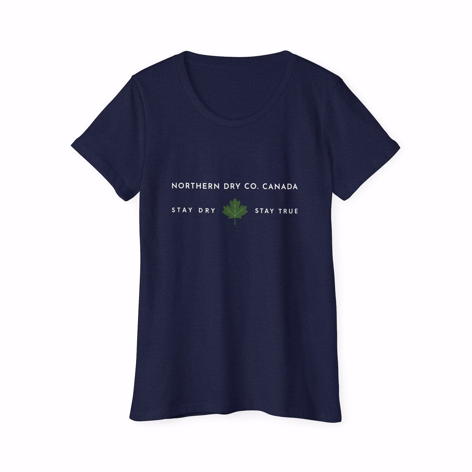 Northern Dry Minimalist Essentials Women's T-Shirt Ocean Navy Front