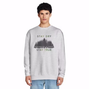 Northern Dry Signature Stay Dry Stay True Vernal Renewal Gradient Sweatshirt Heather Grey Guy