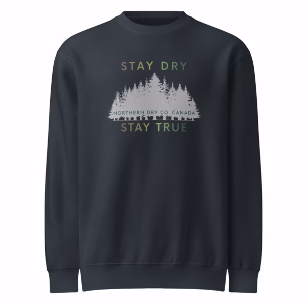 Northern Dry Signature Stay Dry Stay True Vernal Renewal Gradient Sweatshirt Navy