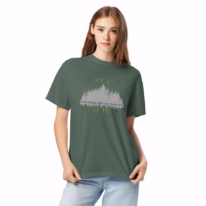Northern Dry Signature Stay Dry Stay True Vernal Renewal Gradient Unisex T-Shirt Blue Spruce Girl