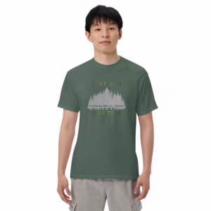Northern Dry Signature Stay Dry Stay True Vernal Renewal Gradient Unisex T-Shirt Blue Spruce Guy