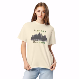 Northern Dry Signature Stay Dry Stay True Vernal Renewal Gradient Unisex T-Shirt Ivory Girl