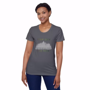 Northern Dry Signature Stay Dry Stay True Vernal Renewal Gradient Women's T-Shirt Slate Dark Grey Woman